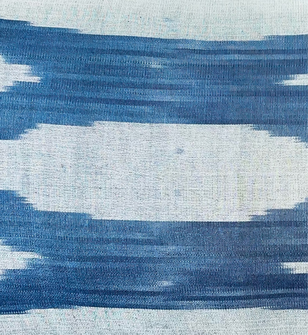 Blue Ikat Pillow