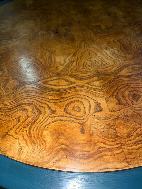Pair Baker Teal Side Tables