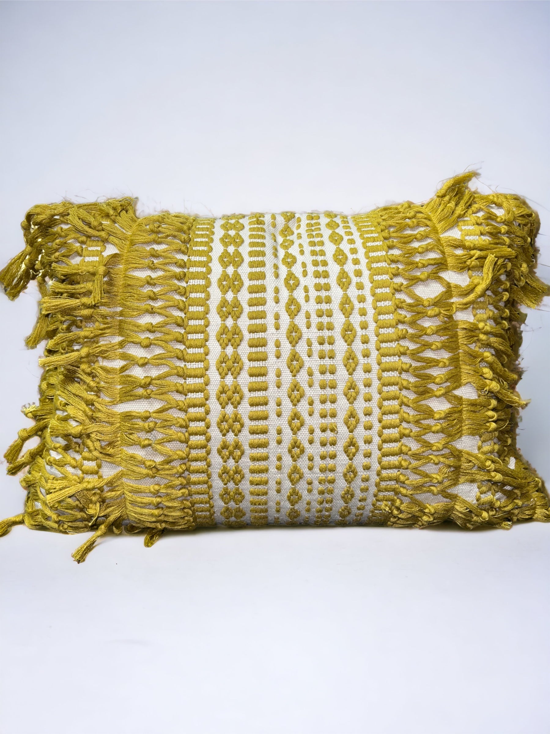 Mustard Textured Pillow (SOLD)