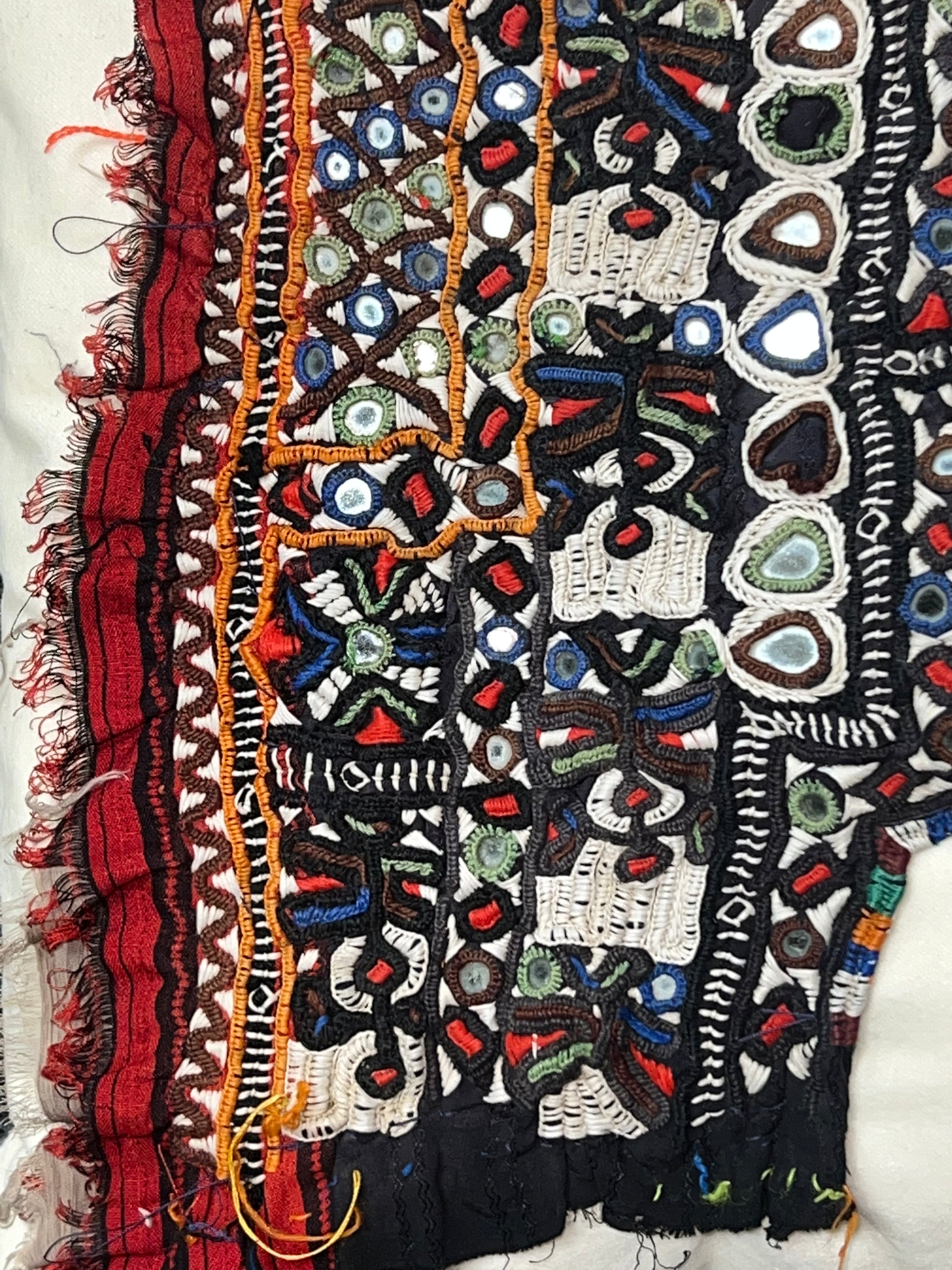 Tribal Thai Embellished Pillow