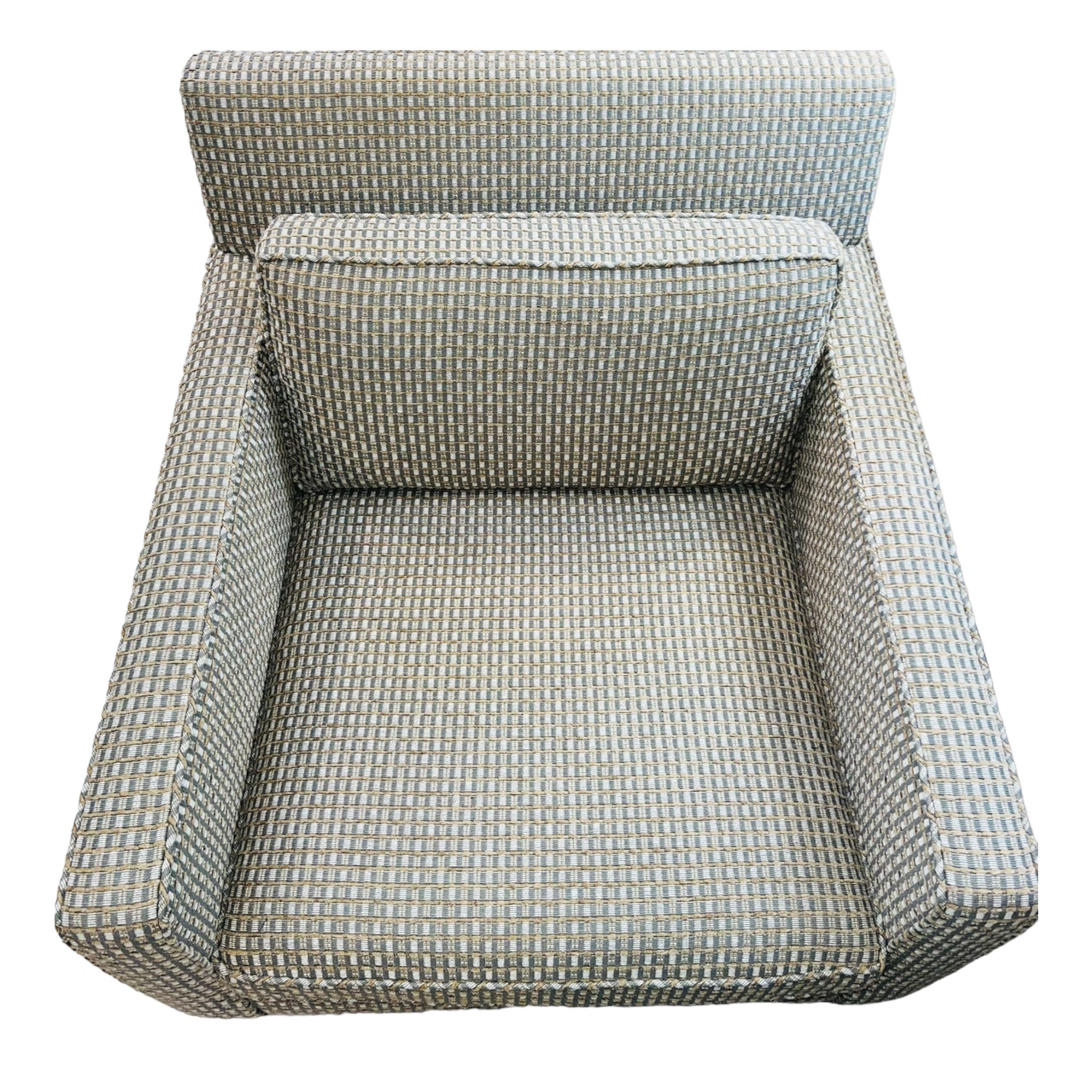 Square Arm Chairs (Newly Reupholstered)
