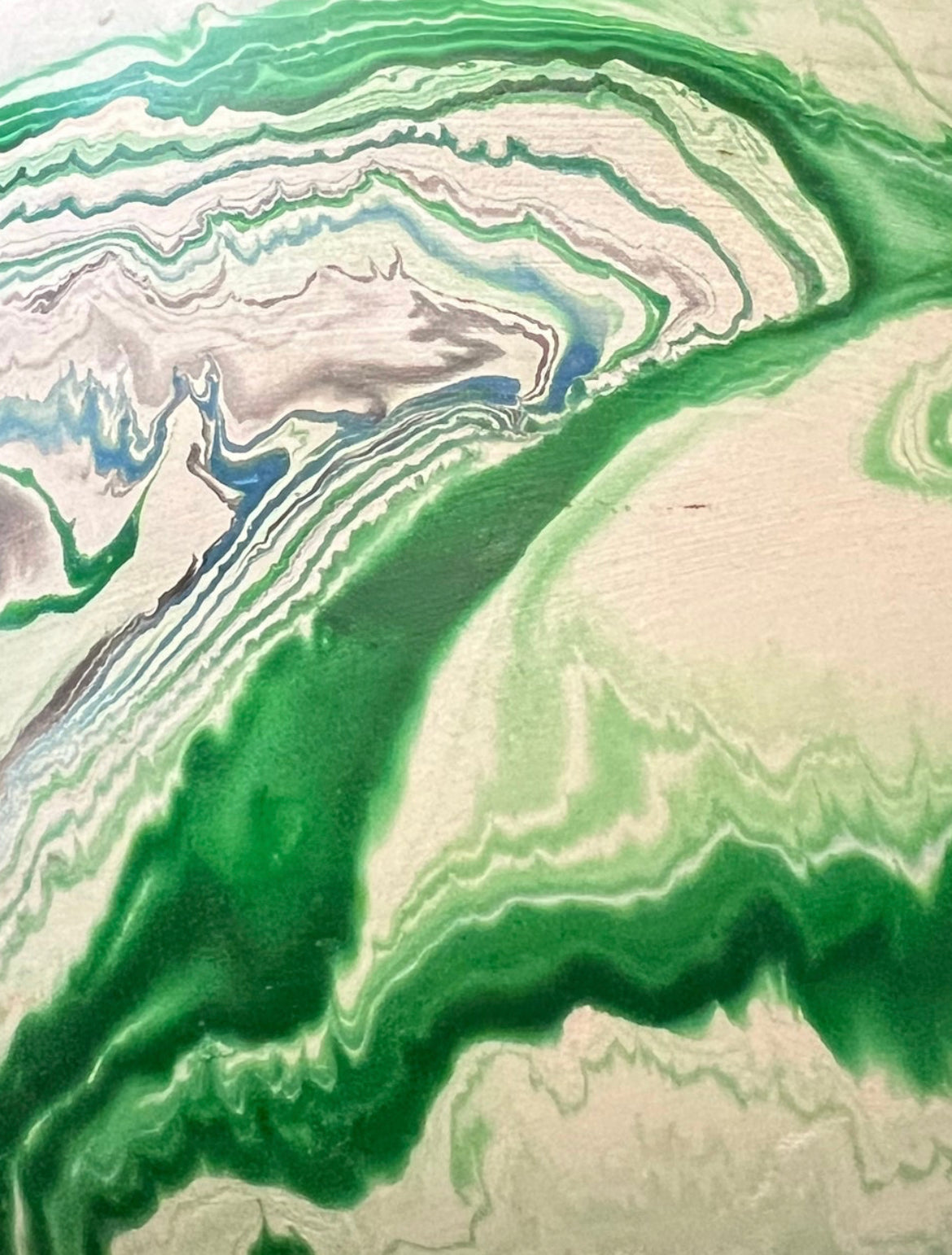 Nemadji Green And Black Bowl