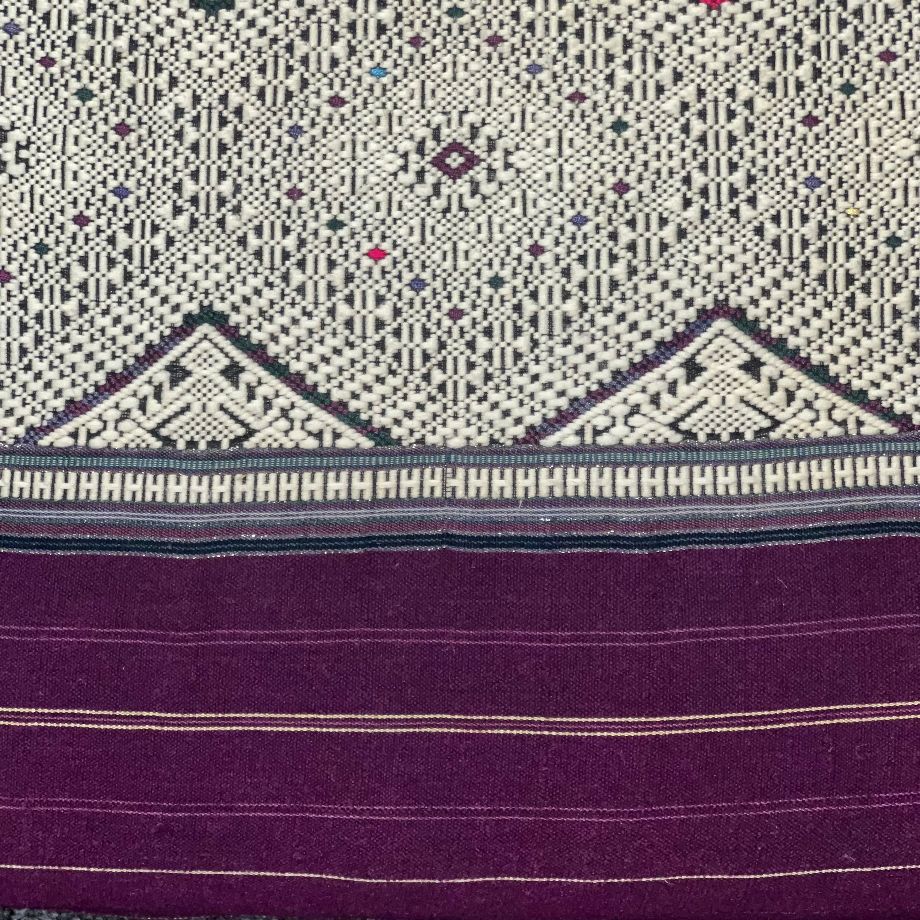 Reversible Vintage Thai Pillow