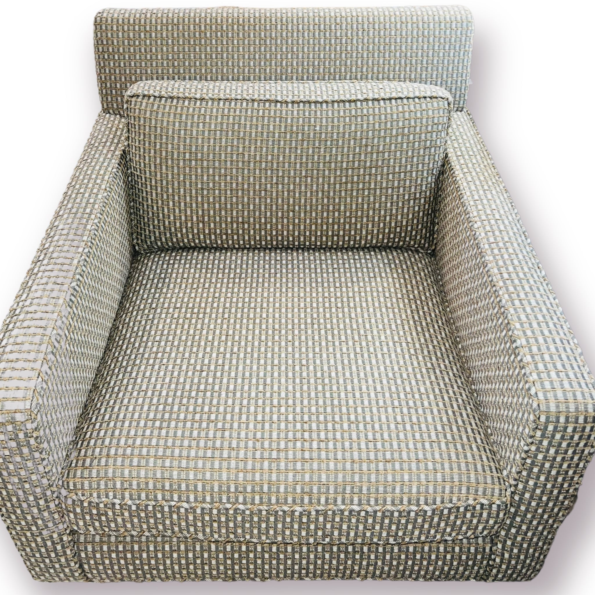 Square Arm Chairs (Newly Reupholstered)