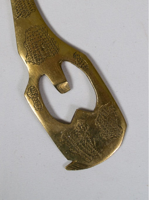Brass Giraffe Bottle Opener (Vintage)