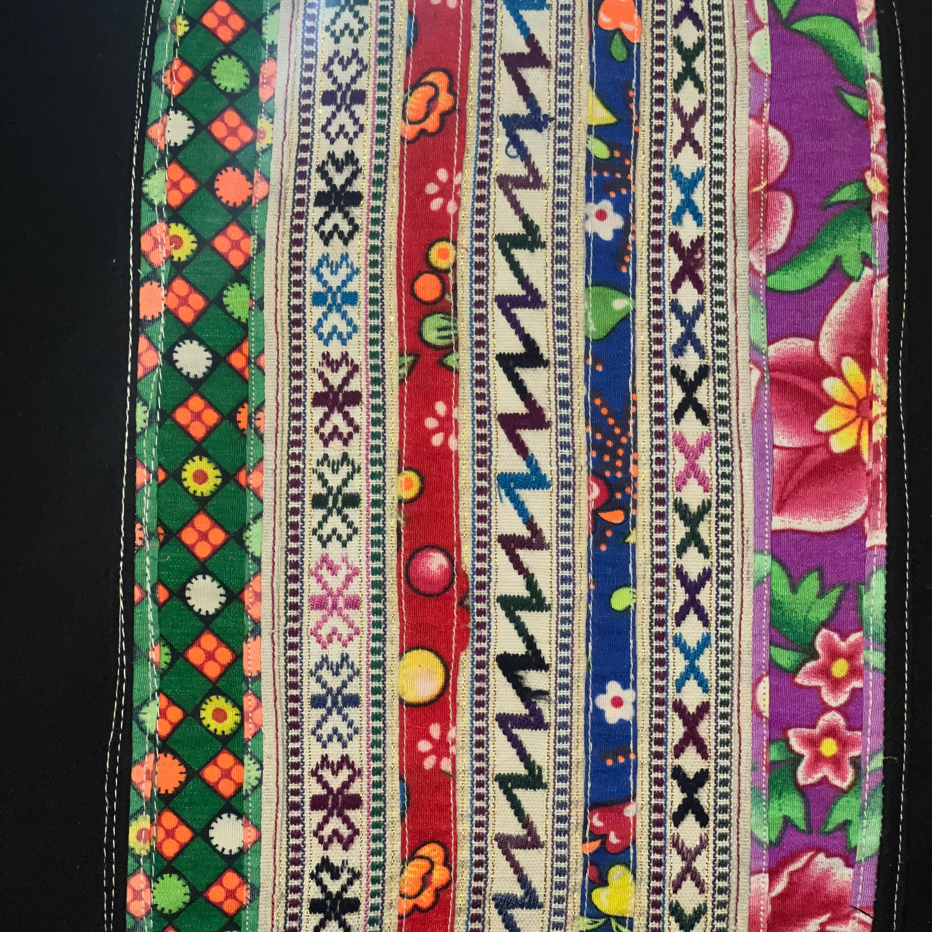 Reversible Vintage Thai Pillow