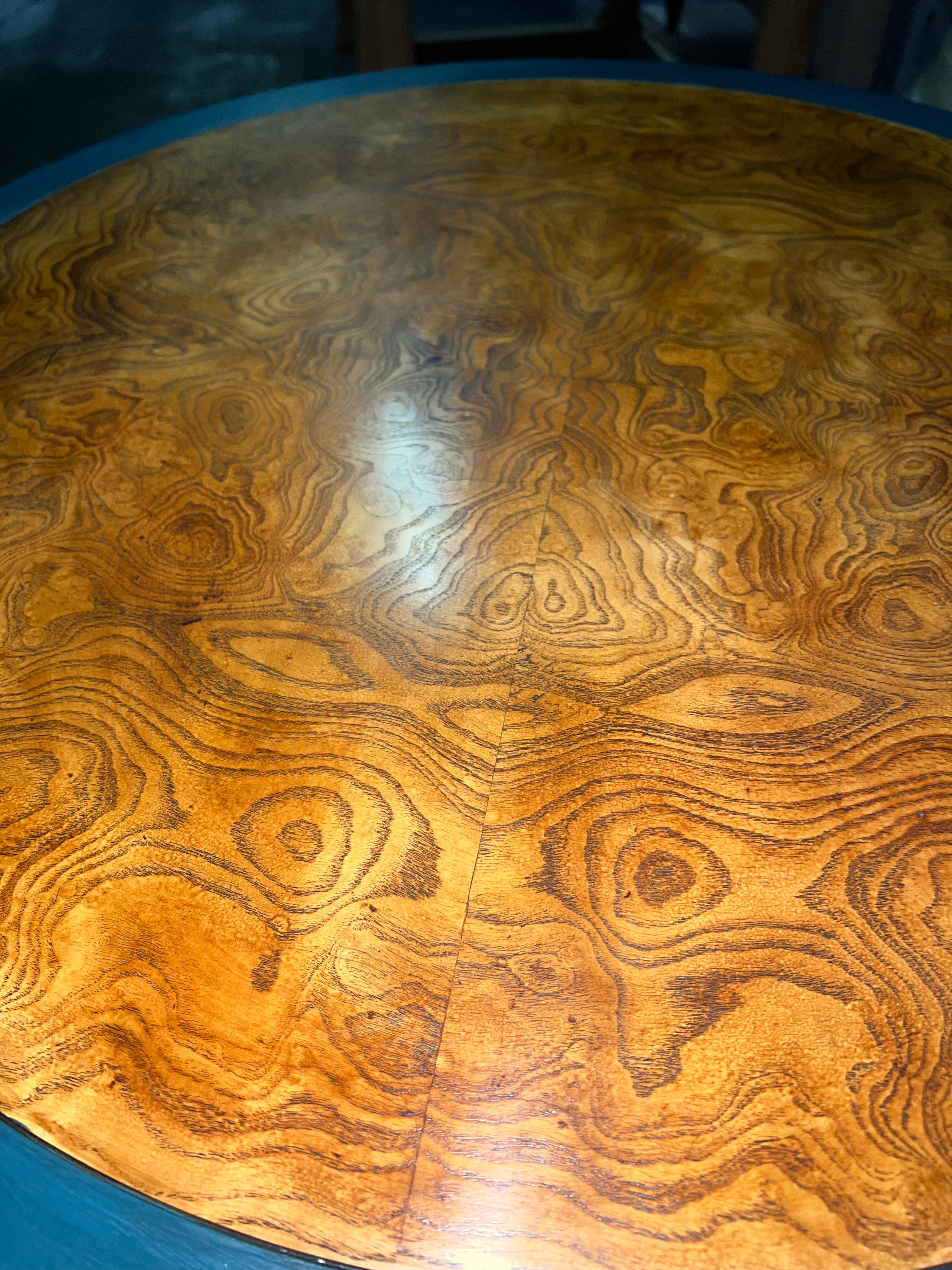 Baker Teal Side Tables (Pair)